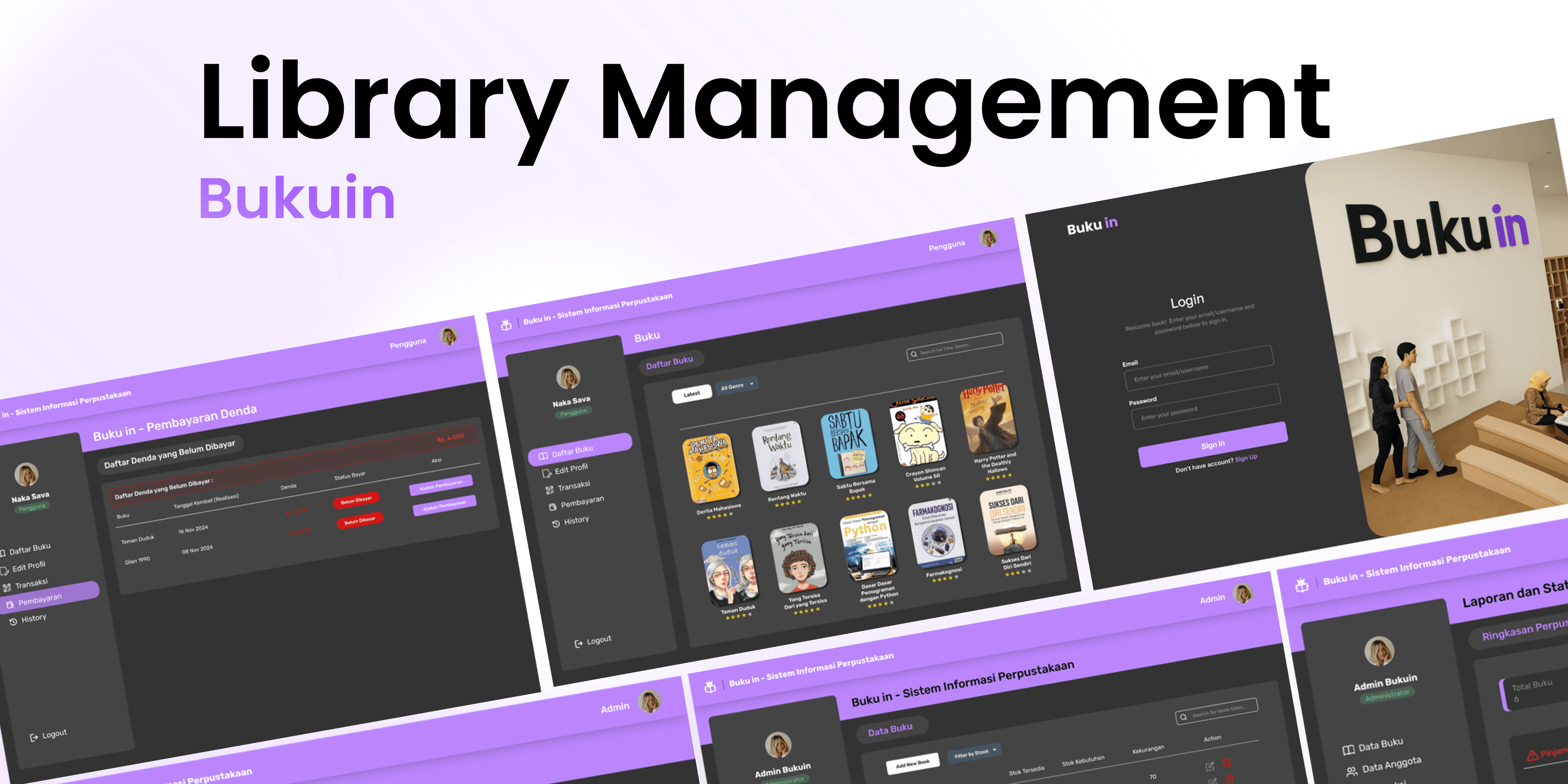 Bukuin - Web Management System for Library