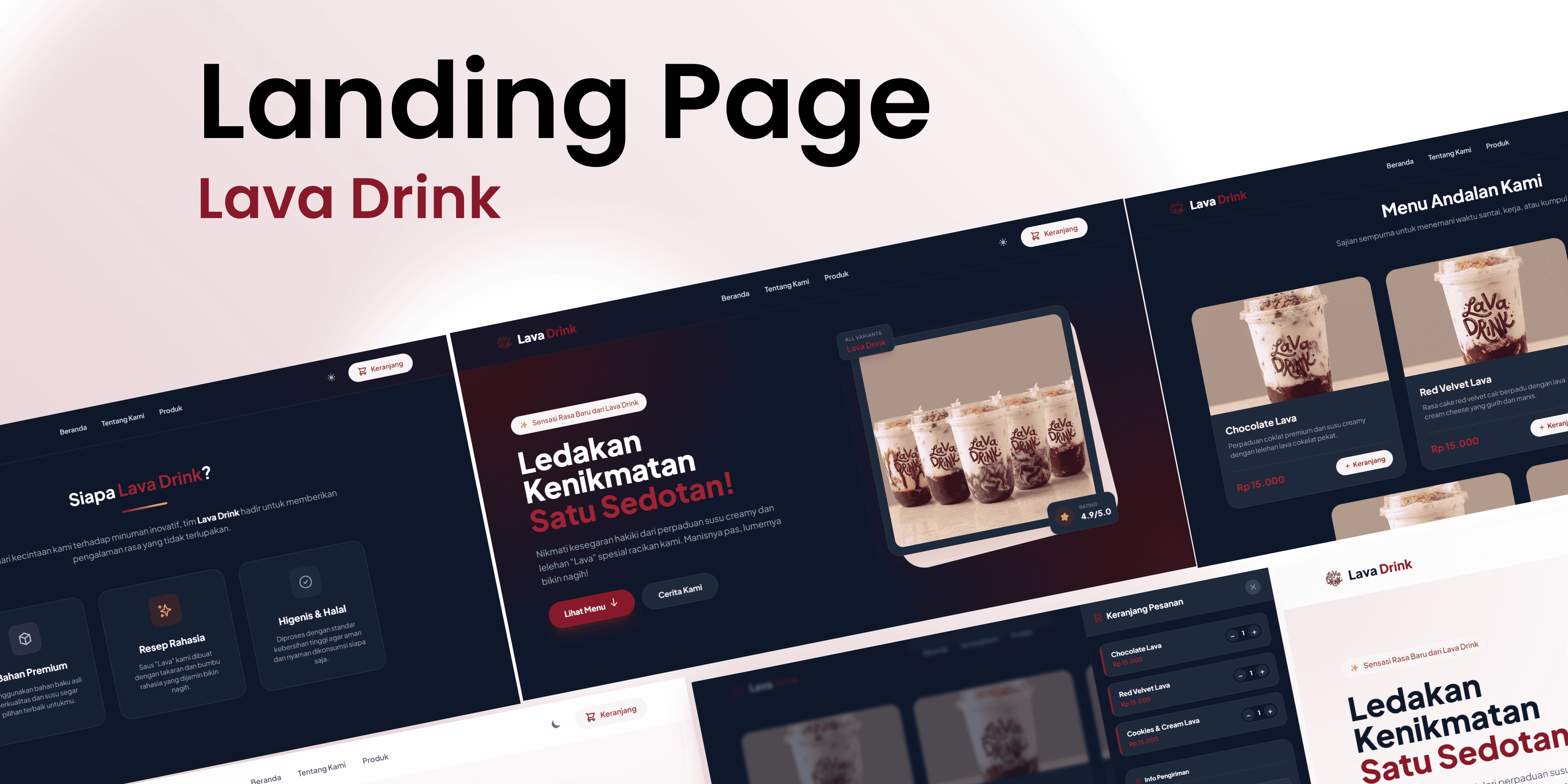 Lava Drink - Landing Page